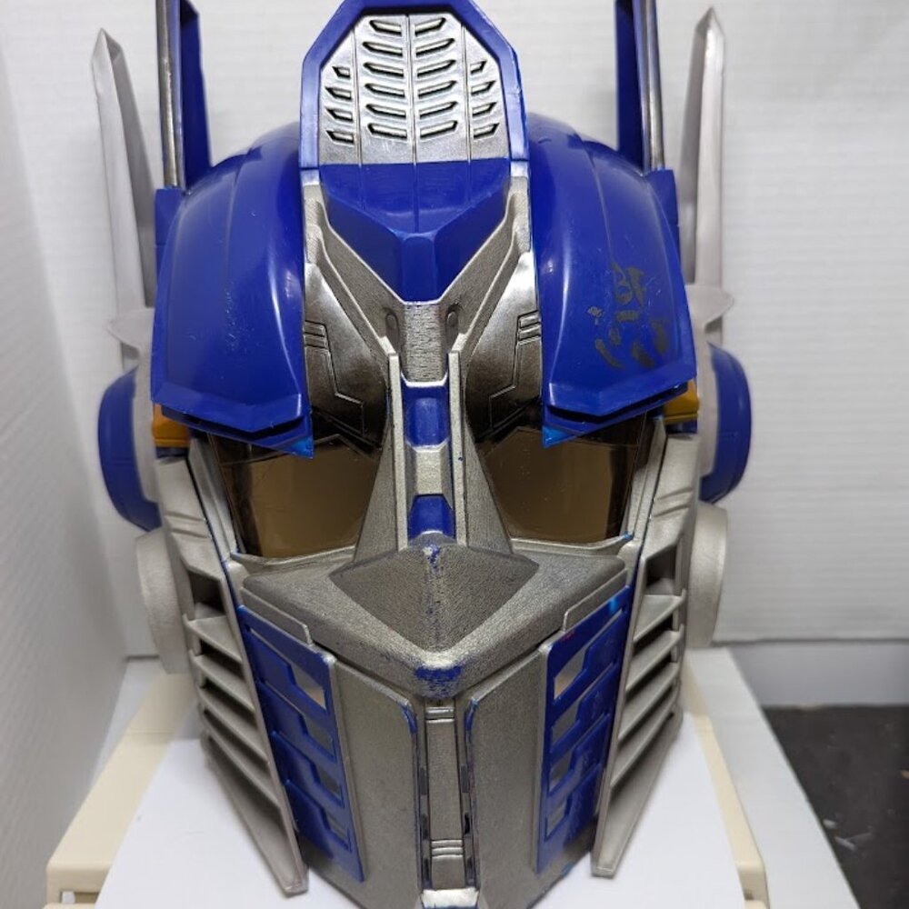 2006 Transformer Optimus Prime Talking & Voice Changing Mask Helmet Hasbro Works